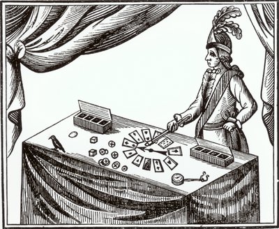 Lane, the Conjurer, Who Appeared at Bartholomew Fair in the Late 18th Century by English School